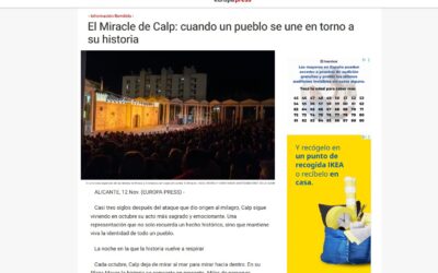 El Miracle de Calp: cuando un pueblo se une en torno a su historia