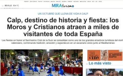 Calp, destino de historia y fiesta: los Moros y Cristianos atraen a miles de visitantes de toda España