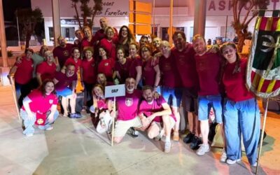 Los Moros y Cristianos de Calp participan en el desfile conmemorativo del 50 aniversario de la UNDEF celebrado en Cocentaina
