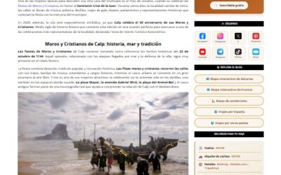 Calp celebra 50 años de Moros y Cristianos: guía para una escapada festera